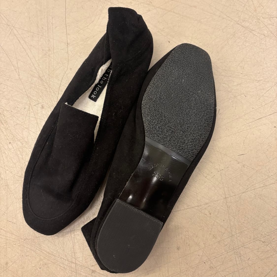 빈티지 스웨이드 블랙 로퍼 상품이미지3