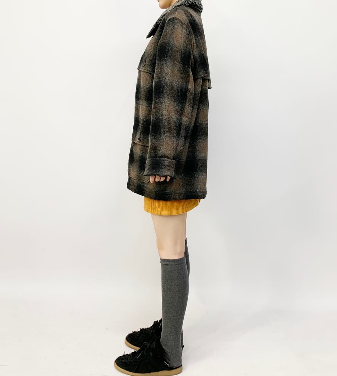 에디 바우어 플란넬 체크 울 자켓 상품이미지2