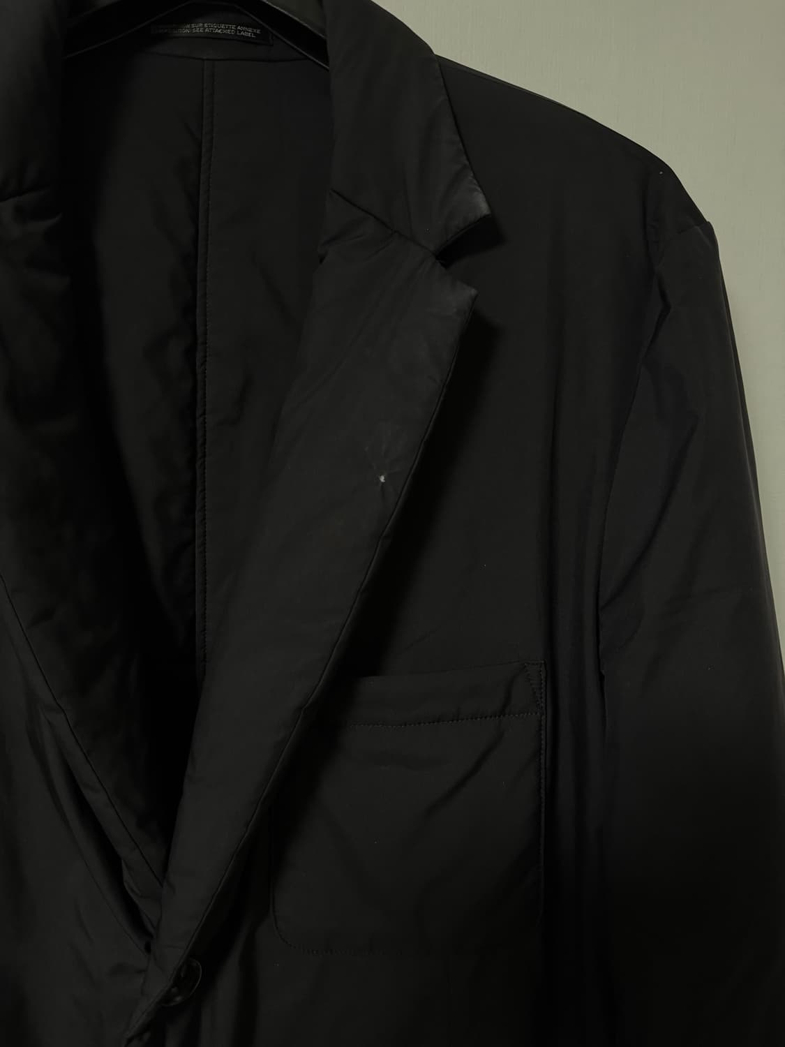 요지야마모토 뿌르옴므 패딩 다운 블레지어 자켓 상품이미지6