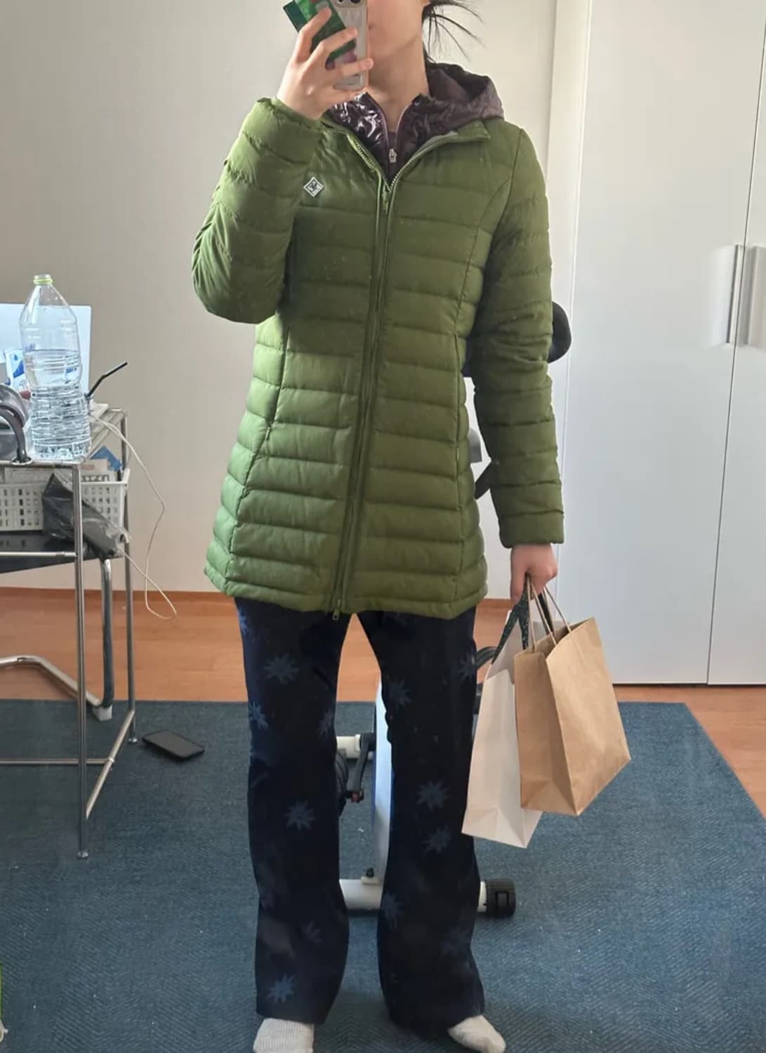 노컨텐츠 에이라인 패딩점퍼 상품이미지1