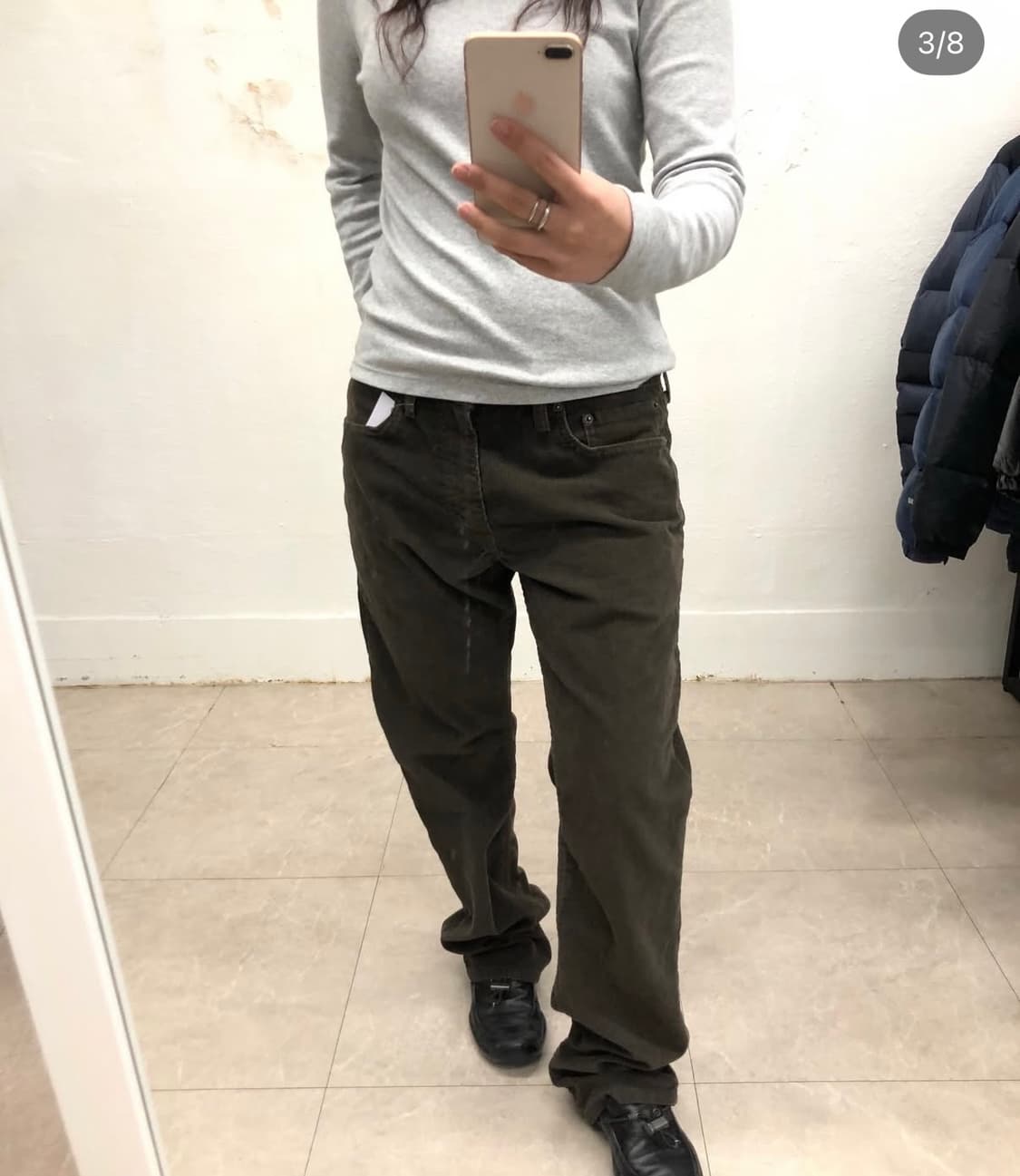 리바이스 레귤러핏 브라운 코듀로이 팬츠 상품이미지3