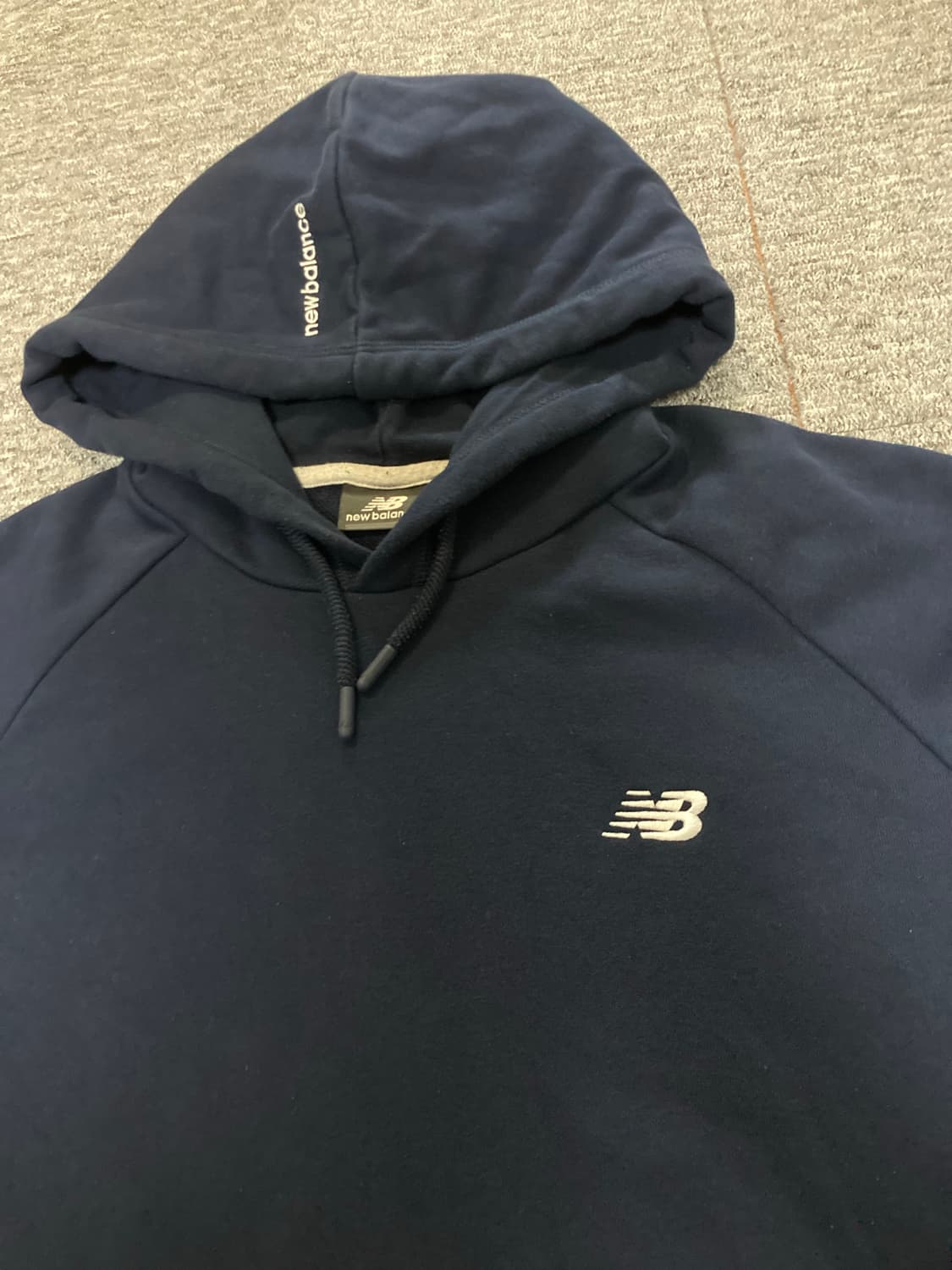 뉴발란스 네이비 후드티 XL 105 상품이미지2