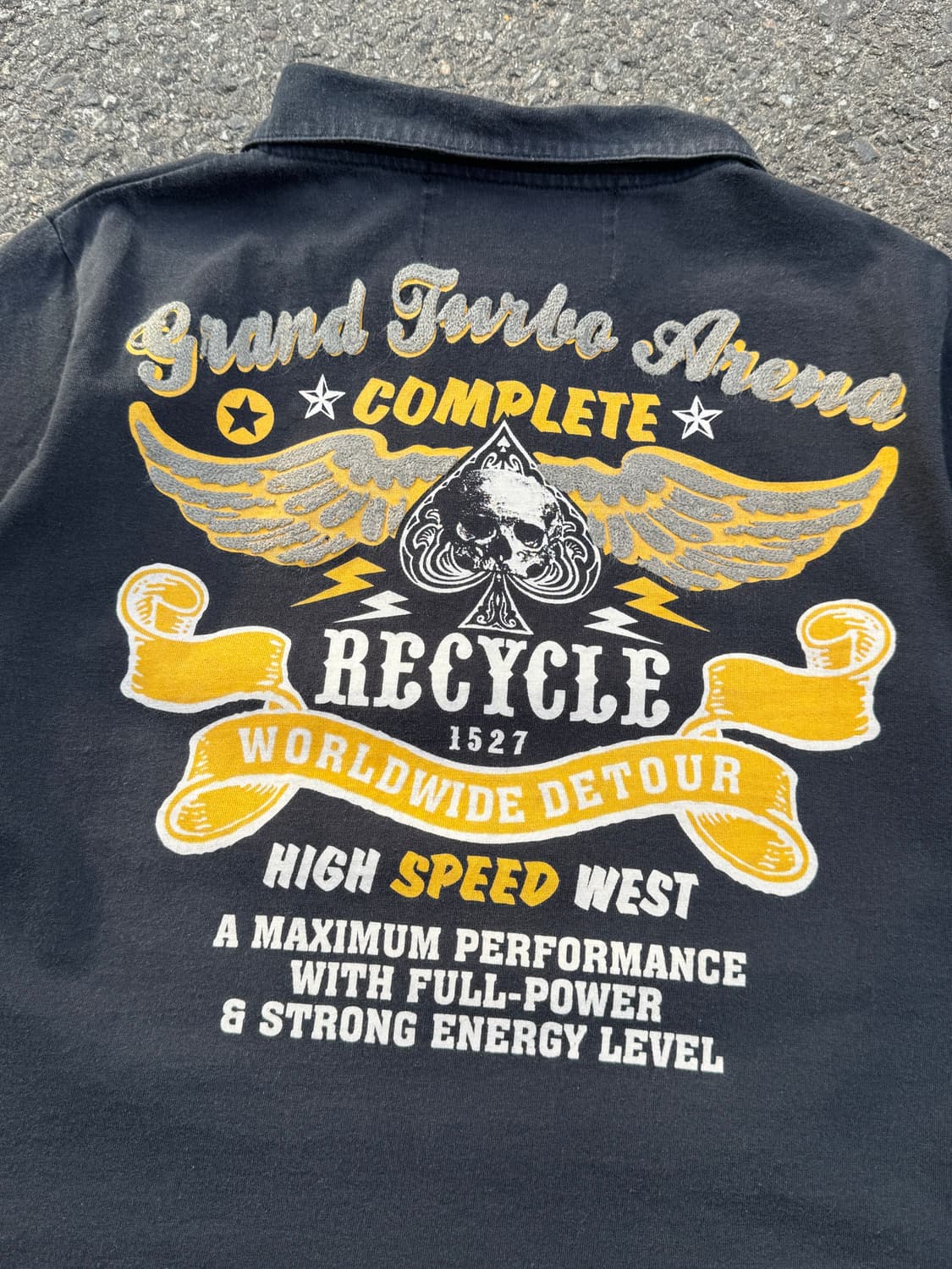 리사이클 레터링 PK 반팔티셔츠  상품이미지2