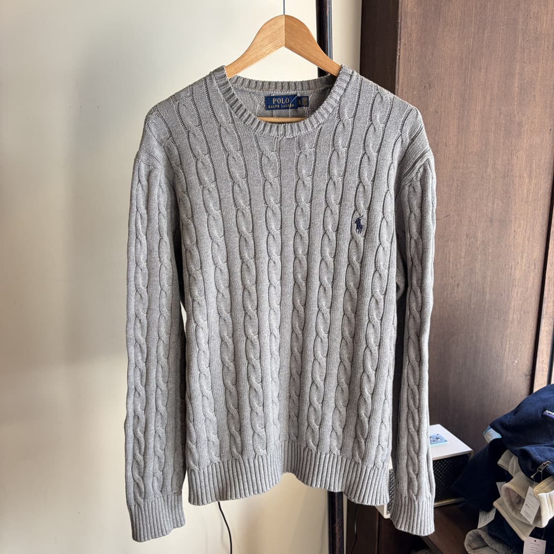 16598 - 폴로 랄프로렌 그레이 케이블 니트 상품이미지2