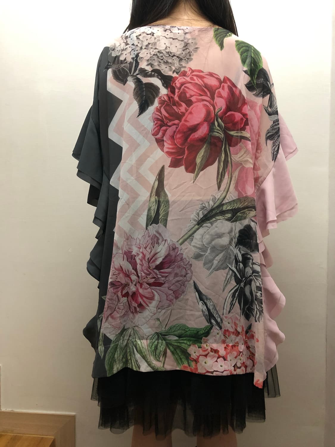 빈티지 오리엔탈 플라워 블라우스 상품이미지7