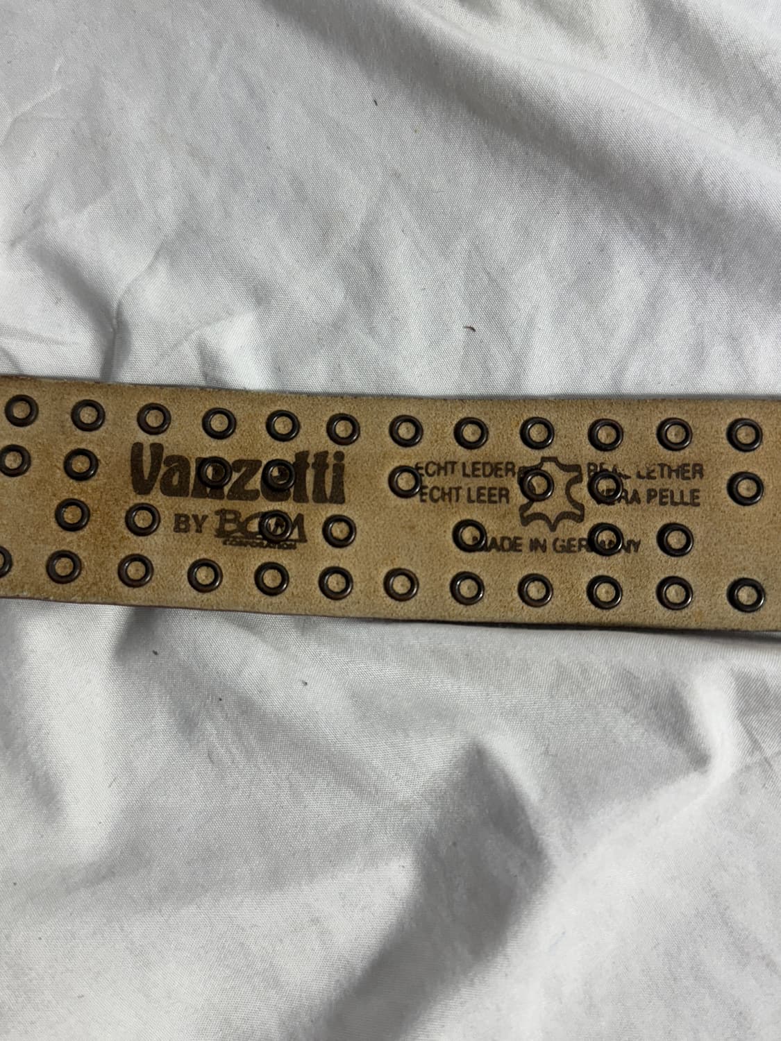 Vanzetti 볼 스터드 레더 벨트 상품이미지5