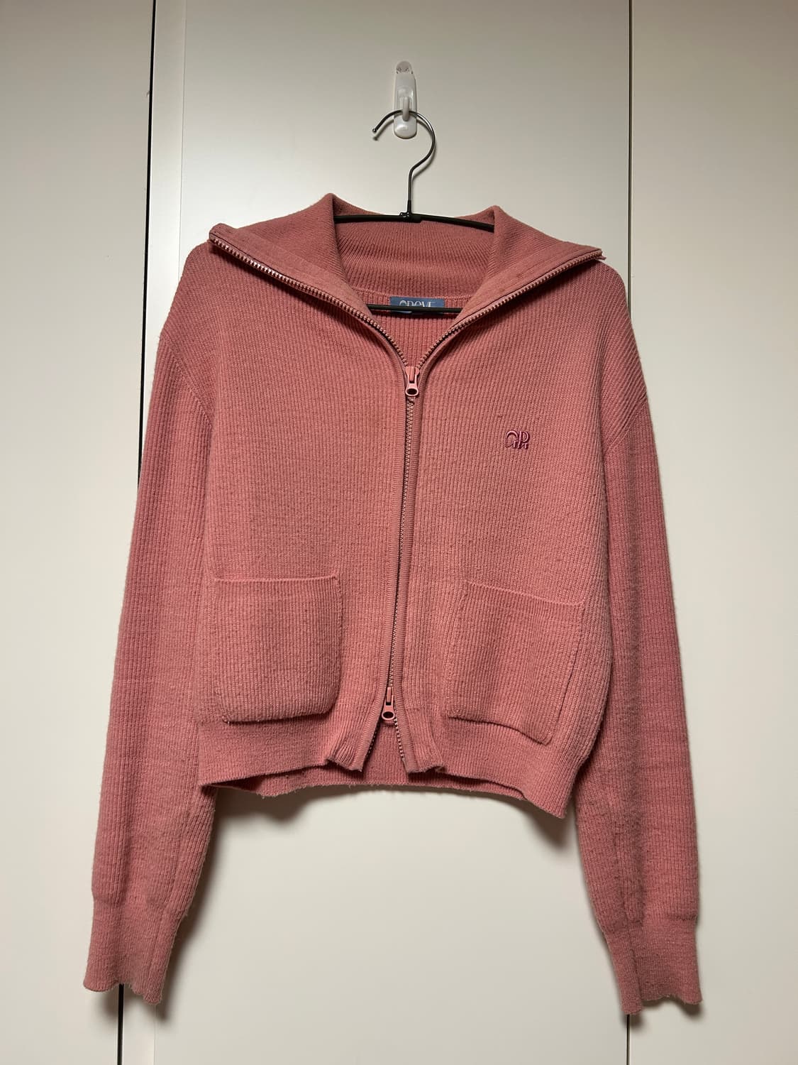 [Grove X 차정원 21FW] POUT CARDIGAN -pink 상품이미지4