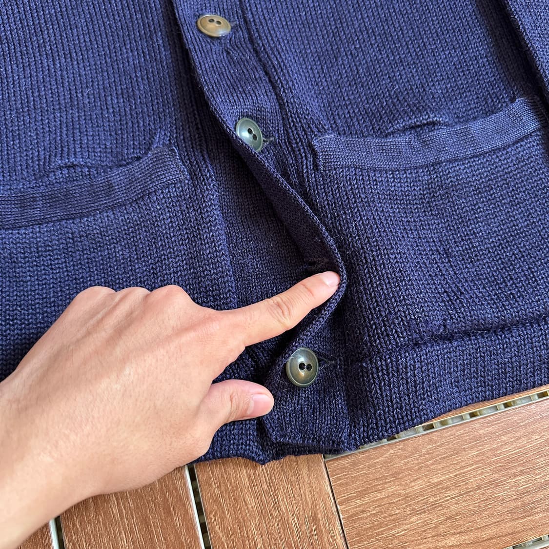 50‘s Hubbard’s wool letterman cardigan 상품이미지8