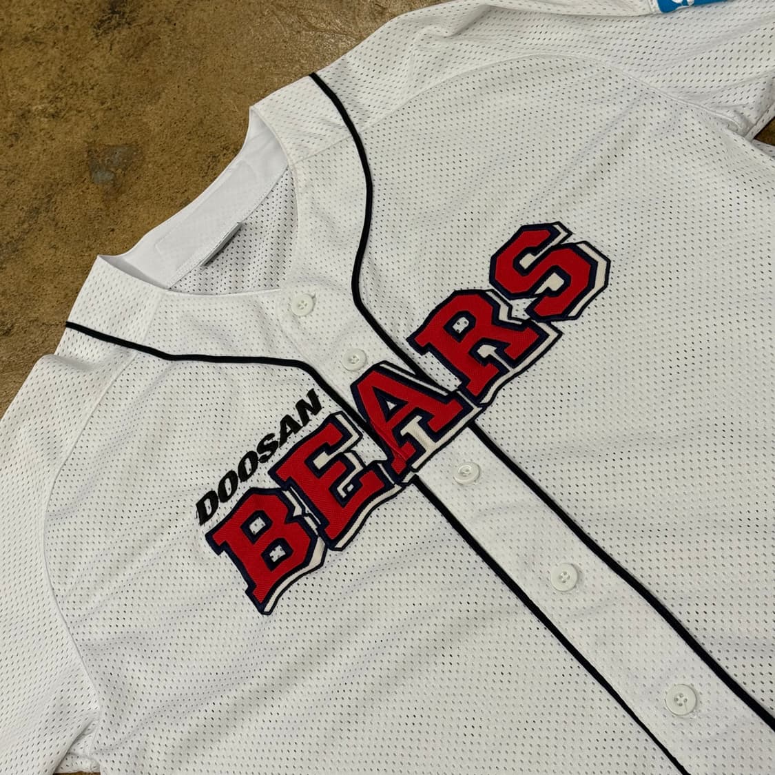 [105] 두산 베어스 네포스 홈 유니폼 1 남편 마킹 b10 상품이미지1