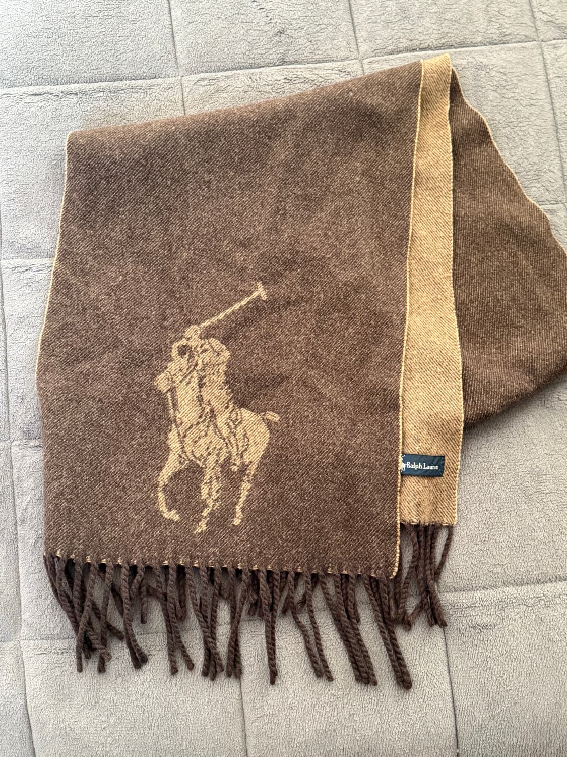 폴로 랄프로렌 리버시블 빅포니 머플러 상품이미지1