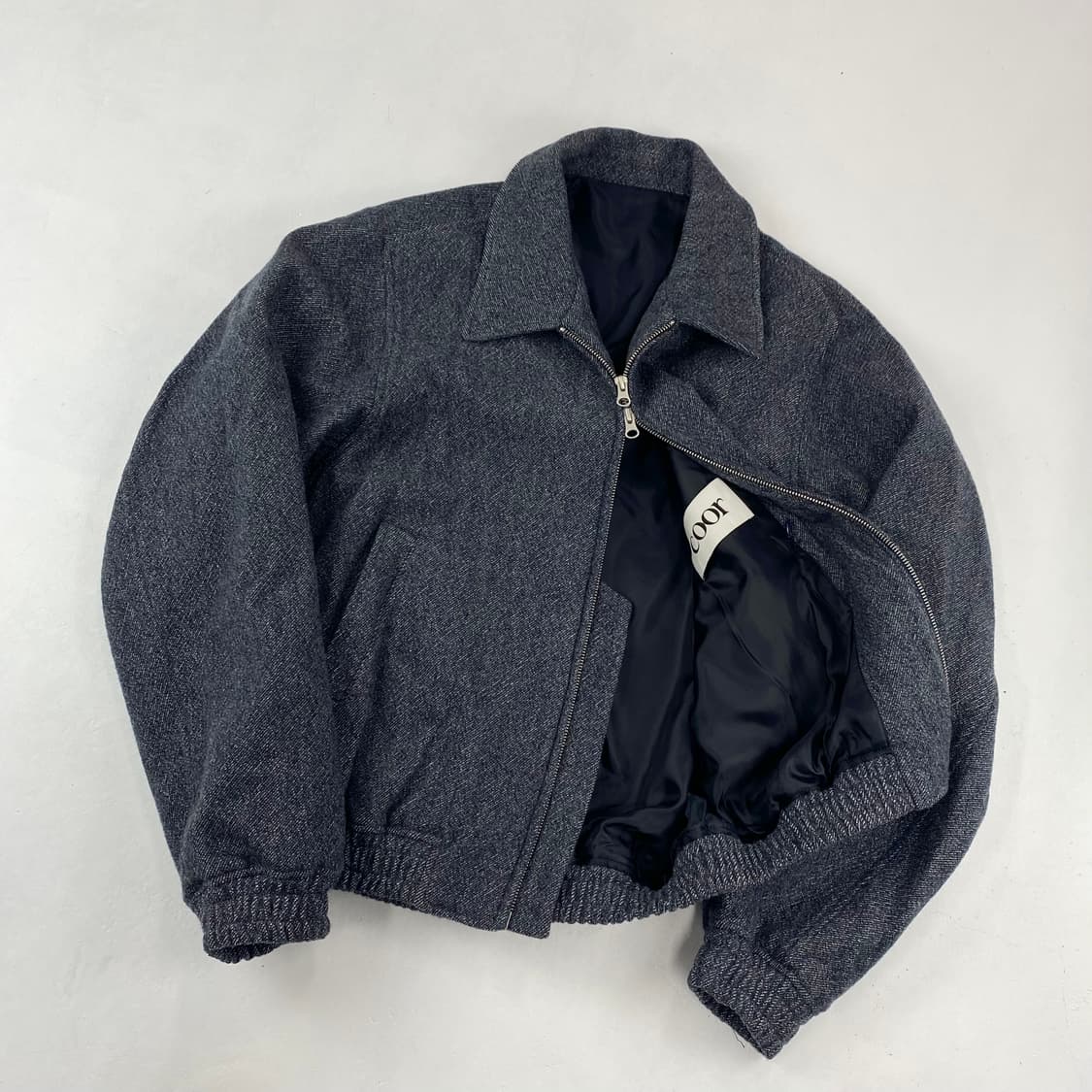 쿠어 버진 울 오버사이즈 모직 블루종 자켓 (103) 상품이미지1