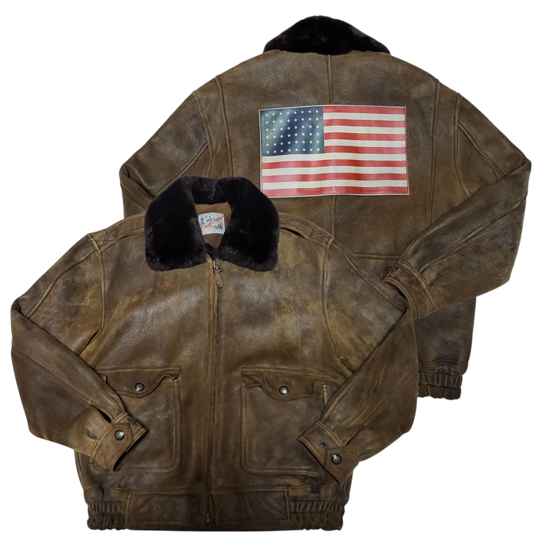 (110) 90s endymion 무스탕자켓 시어링자켓 양가죽무스탕 상품이미지1