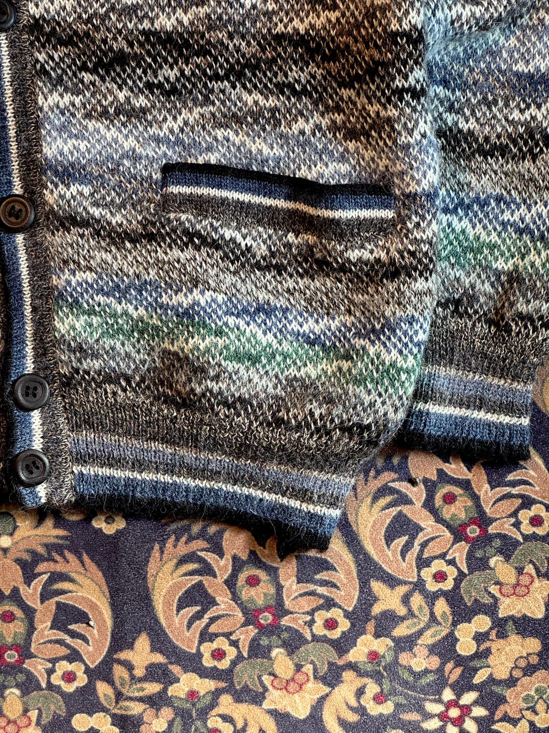 Interwara 알파카 지오메트릭 가디건 상품이미지4