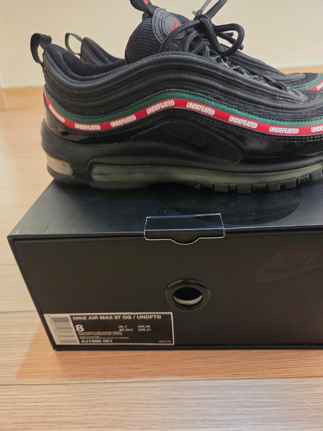 [260]나이키 언디핏 에어맥스 97 블랙 상품이미지7