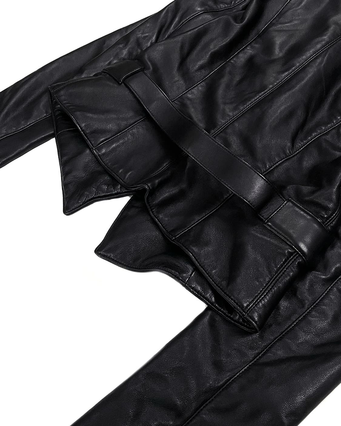 Alexander Wang 패디드 레더 라이더 자켓 상품이미지10