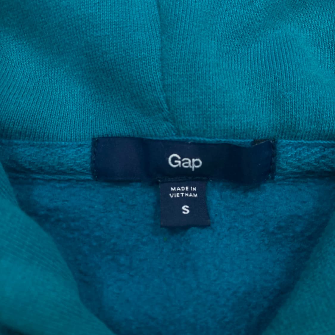 GAP 스카이 컬러 스펠아웃 빅로고 후드 집업 상품이미지3