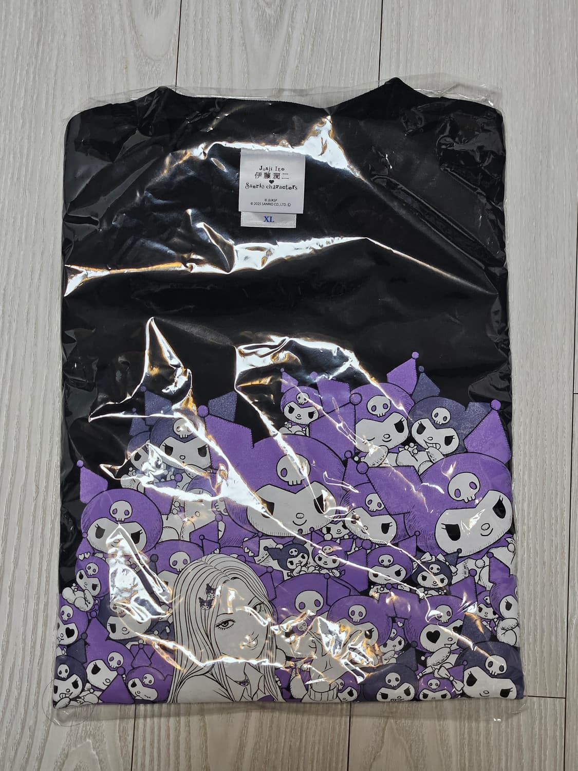 이토 준지 X 산리오 쿠로미 반팔 티셔츠 XL 새상품 상품이미지1