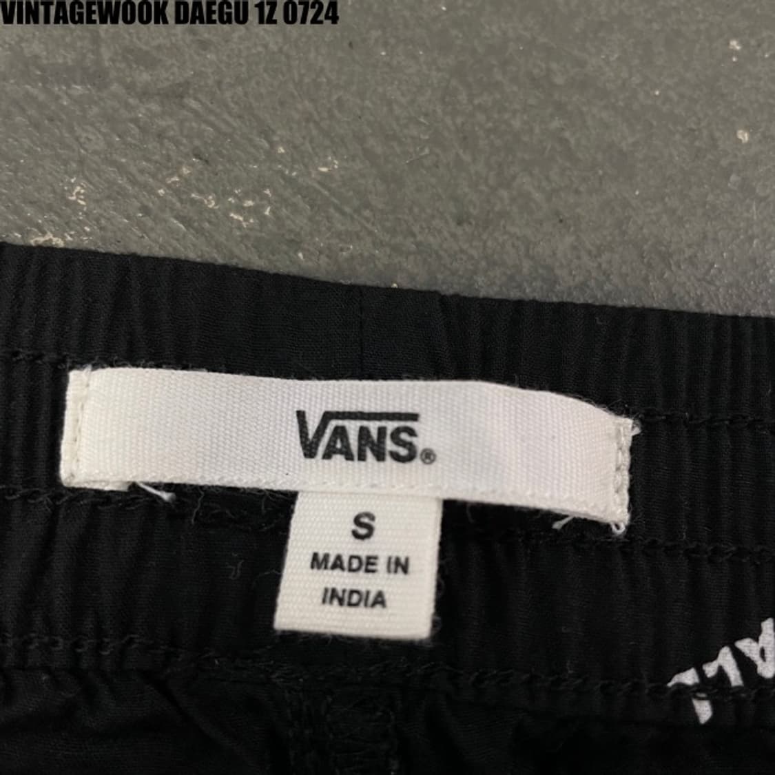 반스 로고플레이 팬츠 100 상품이미지3