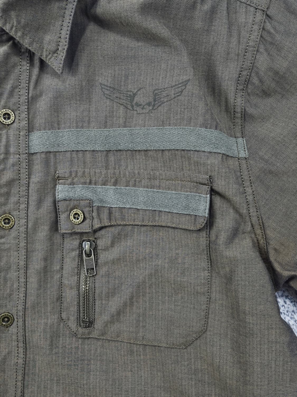 할리데이비슨 밀리터리 필드 바이커 하프 셔츠 ( M ) / 11594 상품이미지5