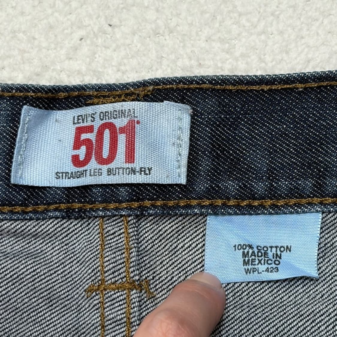 LEVI'S 501 버튼플라이 데님팬츠 42 상품이미지6