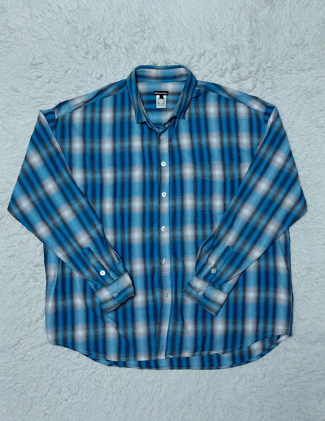 Thisisneverthat 플란넬 체크 셔츠 L 상품이미지3