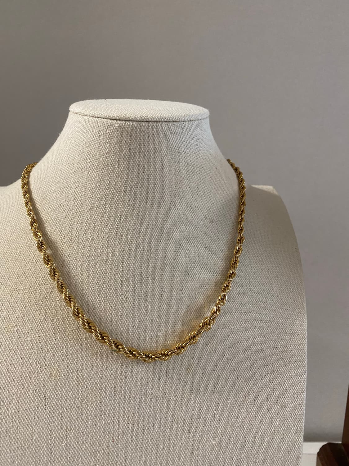 빈티지 골드 체인 로프 목걸이 상품이미지3