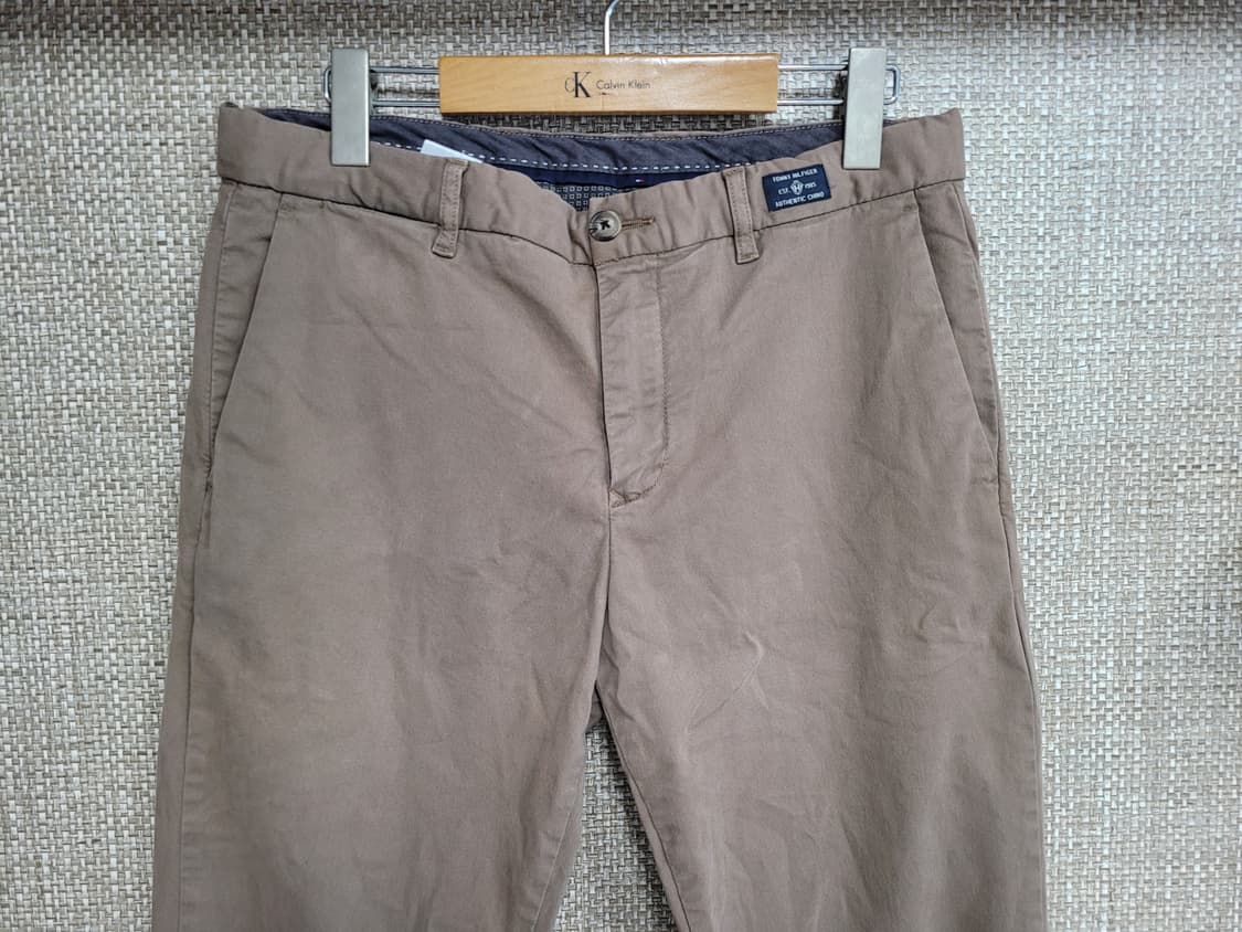 32인치 타미힐피거 빈티지 슬림핏 면바지 상품이미지2