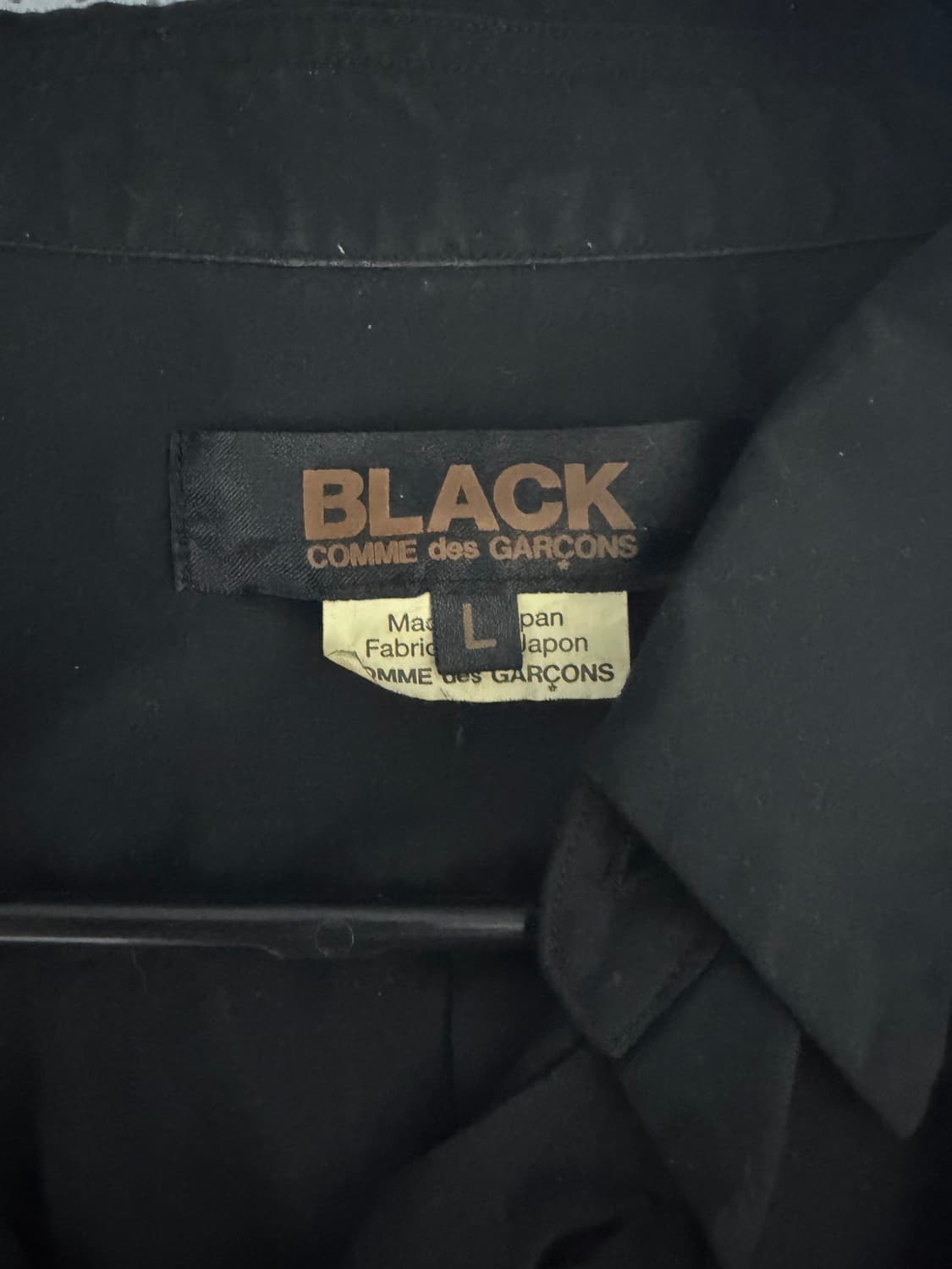 Cdg black 1 buckle shirt 상품이미지4