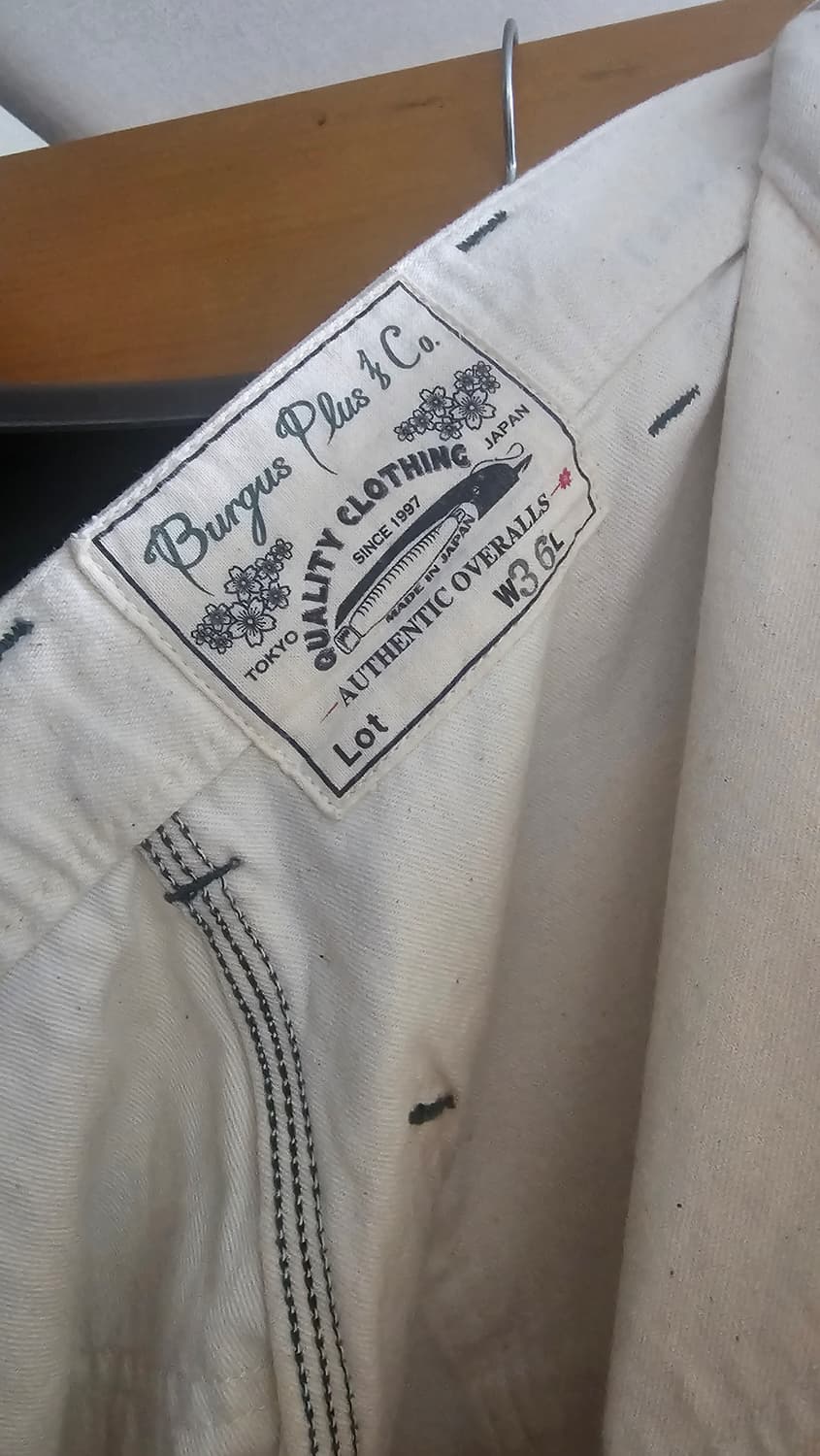 버거스플러스 워크 페인터 팬츠 에크루 36 상품이미지2