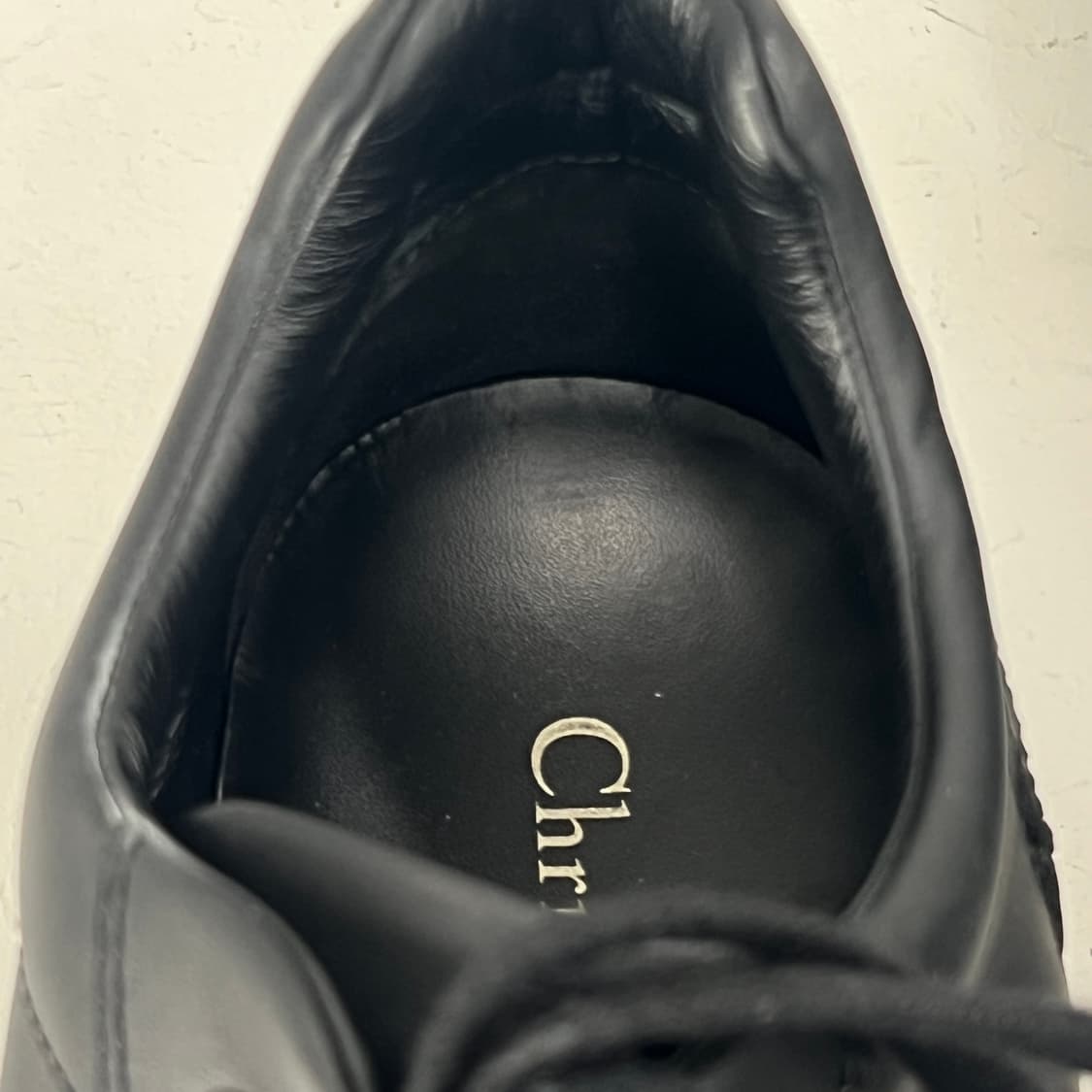 Dior 디올 카프스킨 CD 로고 스니커즈 38.5 상품이미지9