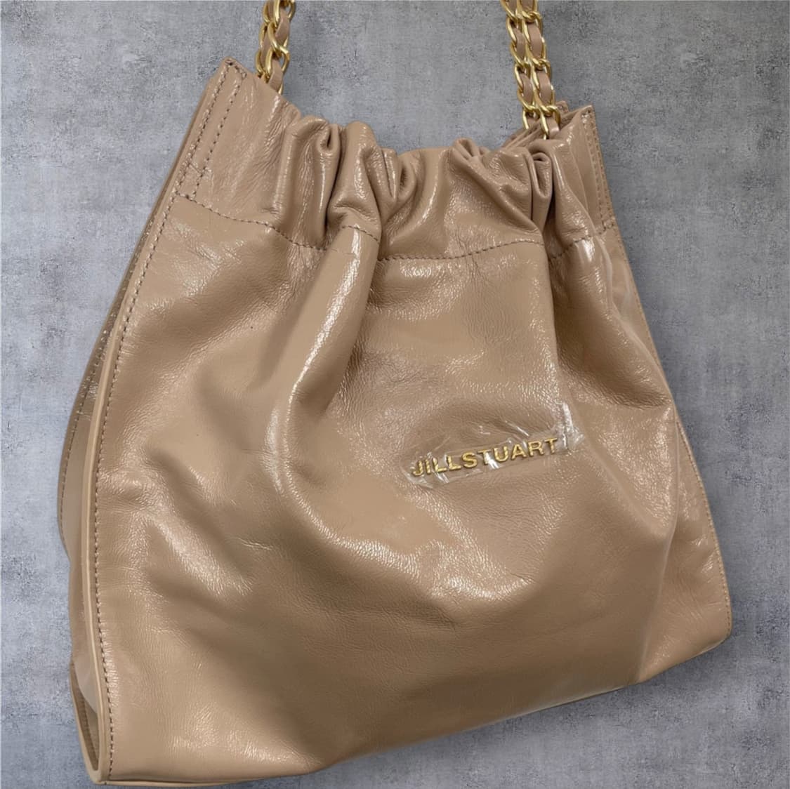 질스튜어트 Jillstuart 핑크베이지 코코 체인 드로스트링 숄더백 M 상품이미지2