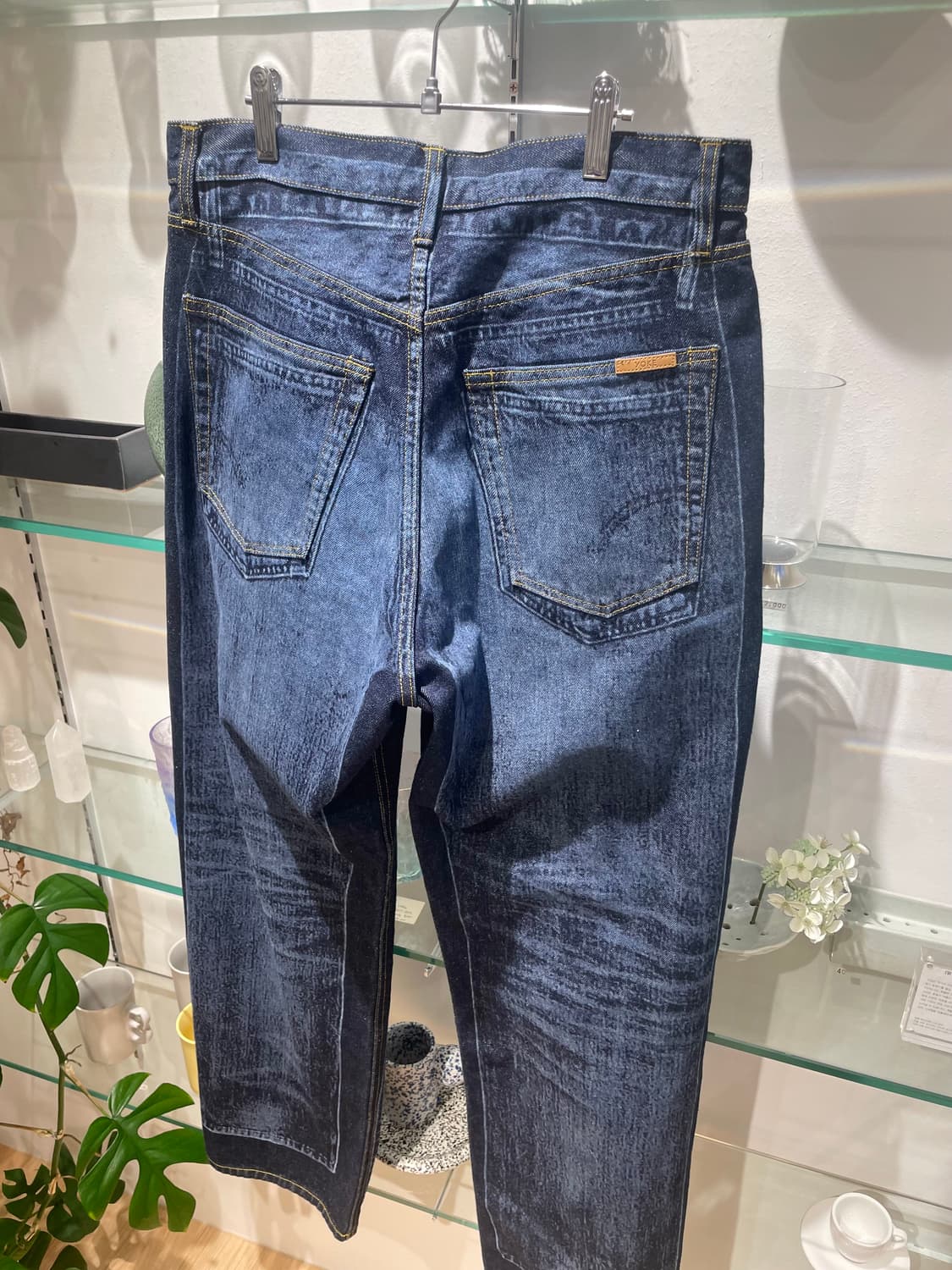 YOKE laser processed 5p denim pants 상품이미지6