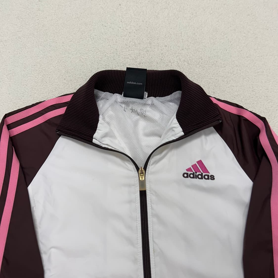 Adidas  brown pink windbreaker 상품이미지5