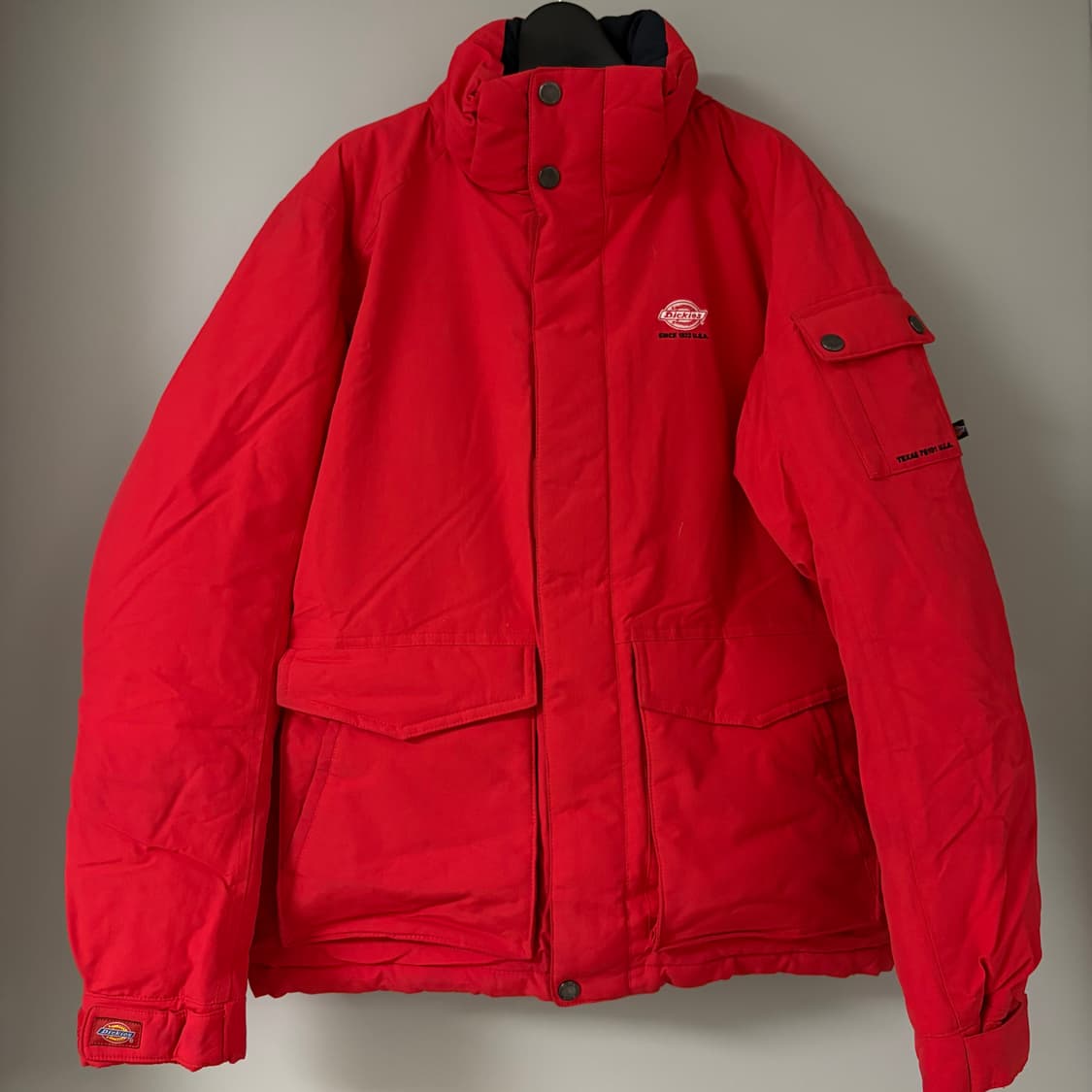 Dickies red padded jacket SM 상품이미지1