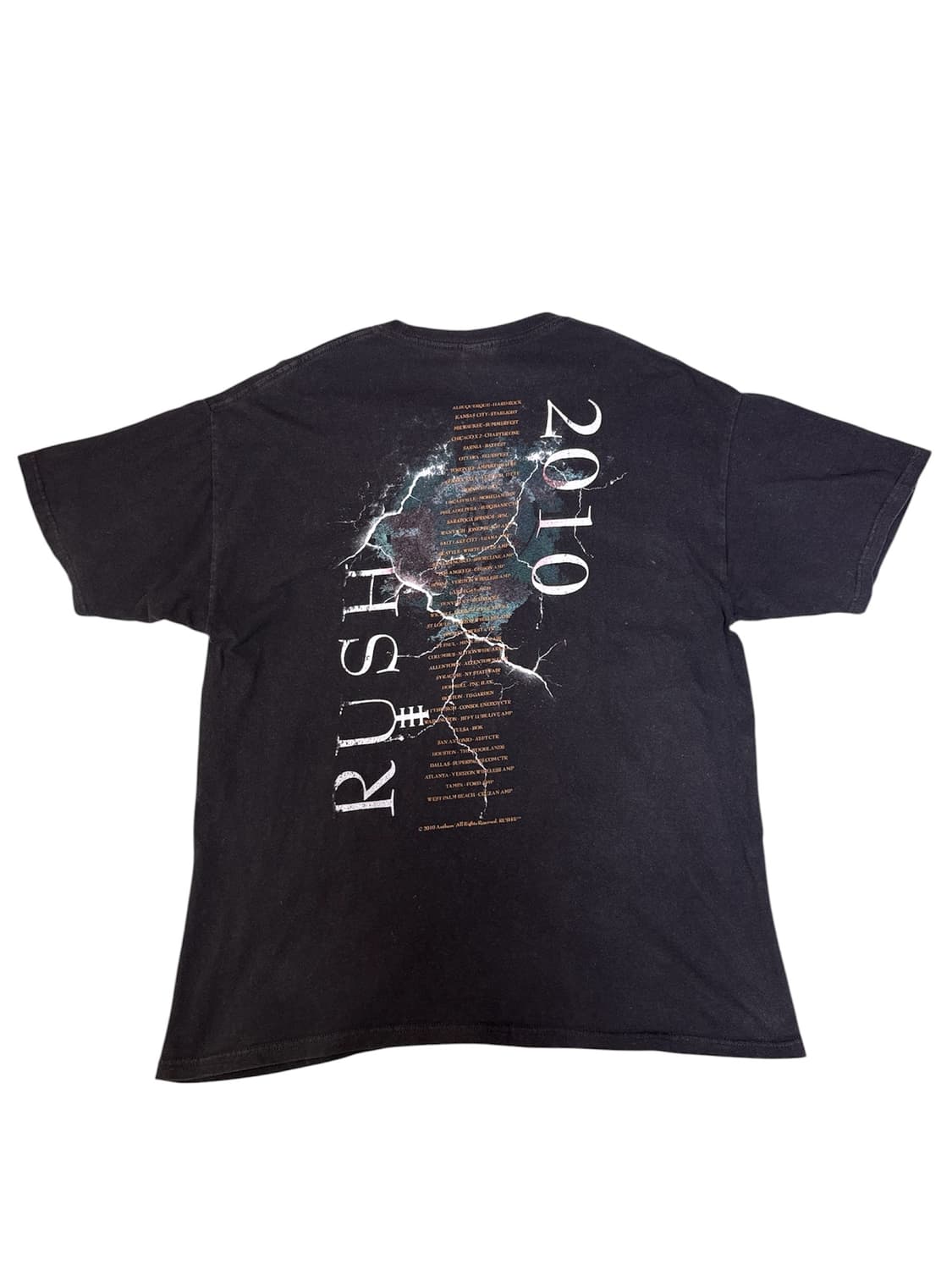 빈티지 밴드 러쉬 RUSH time machine 2010 투어티 L 상품이미지4