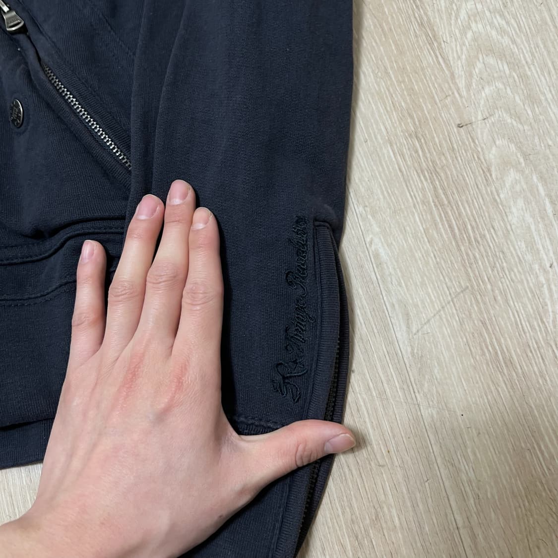 자라 프리덤 남성 포켓 바이커 자켓 XL/105  상품이미지4