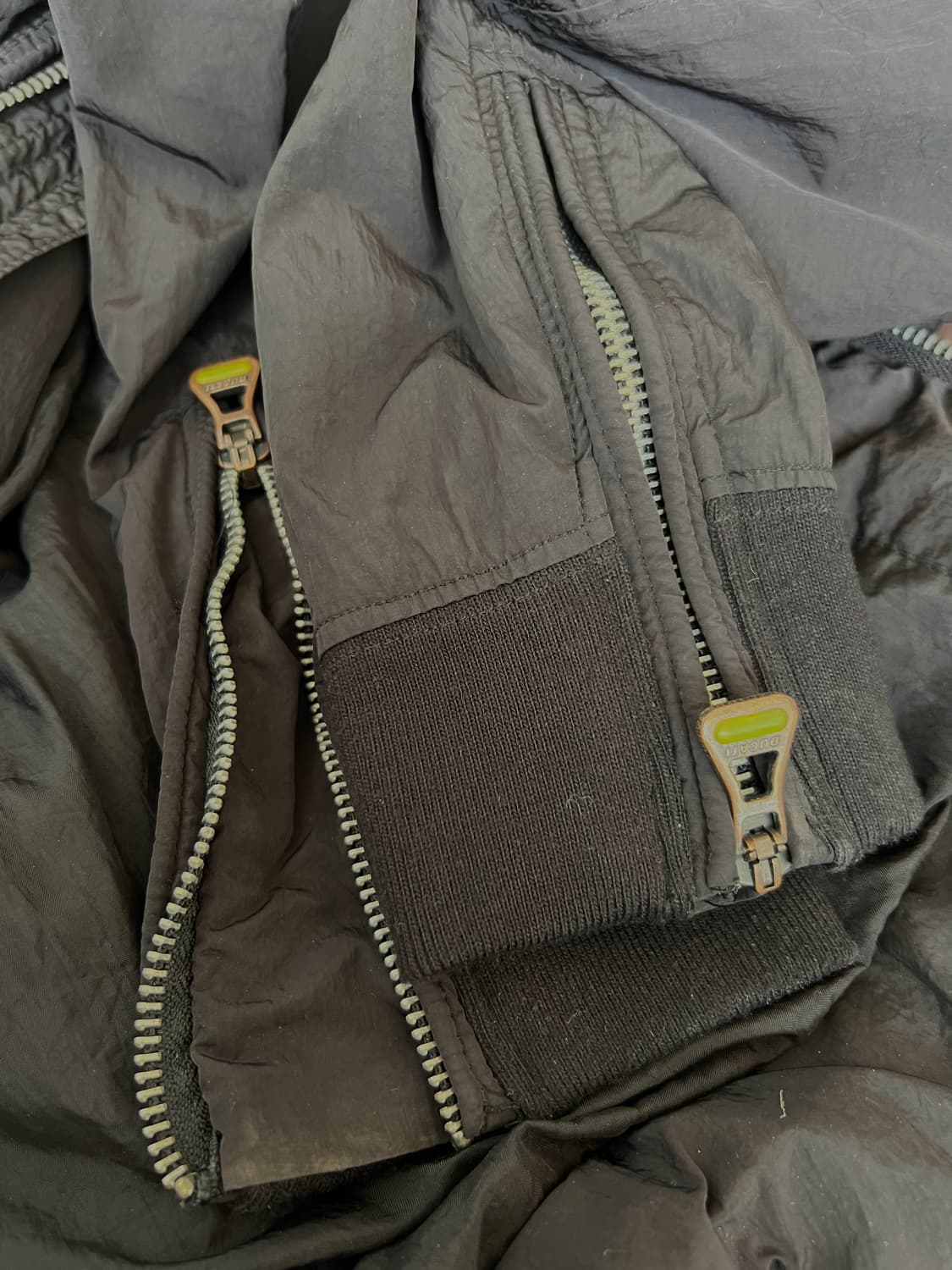 디젤x 두카티 DUCATI 남성 블랙 레이싱 바람막이점퍼 바이커자켓 상품이미지7