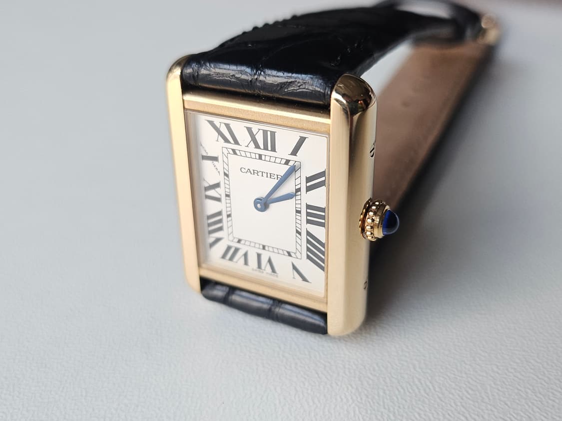 까르띠에 탱크솔로 옐로우골드 스몰 상품이미지3