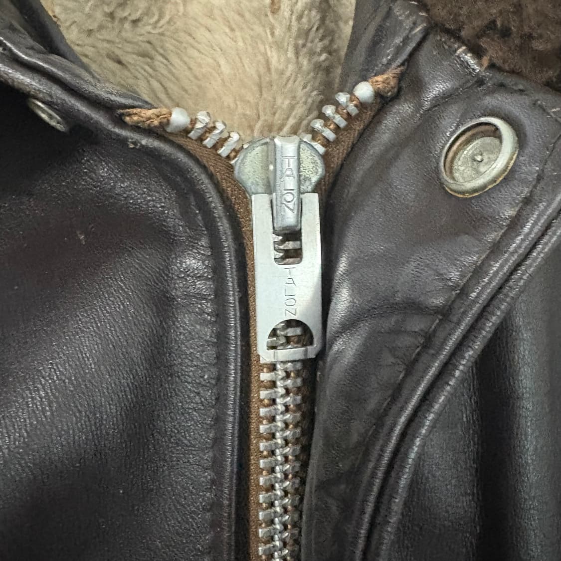 70s 빈티지 G-1 가죽 플라이트 자켓 40사이즈 상품이미지7