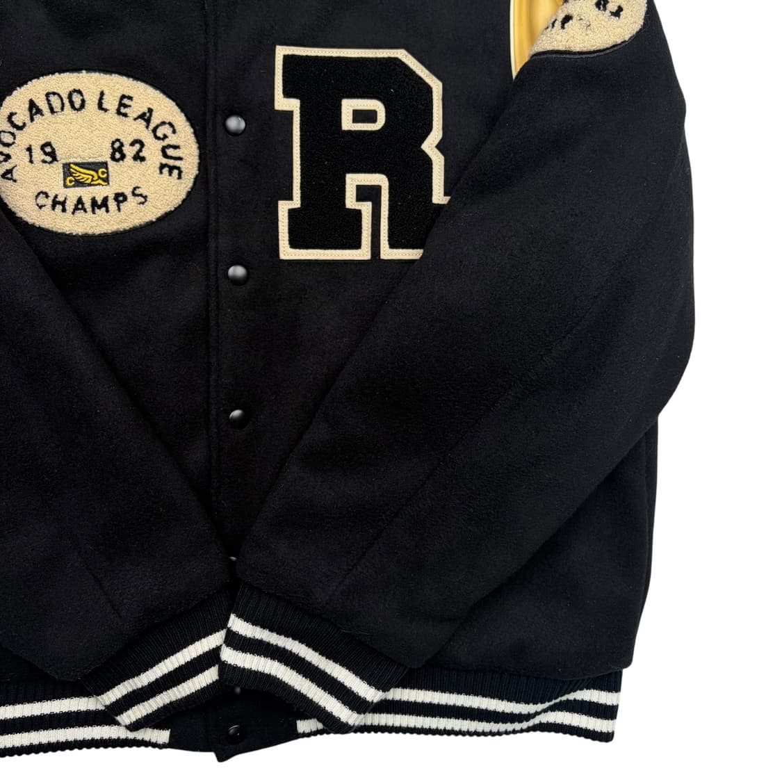 리트리버클럽 블랙 울 바시티 자켓 L 상품이미지3