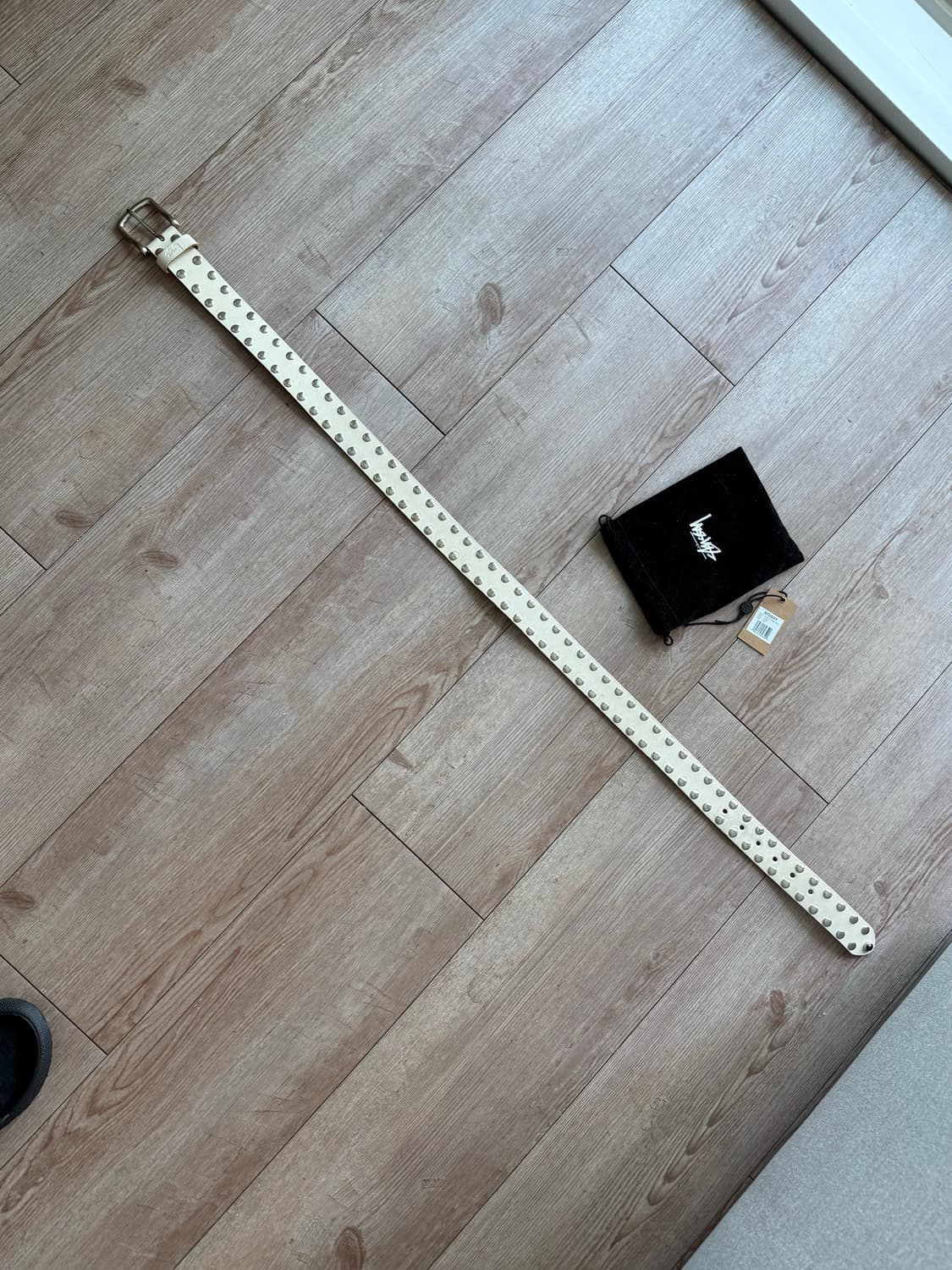 [l/xl] stussy 8 ball belt white 상품이미지3