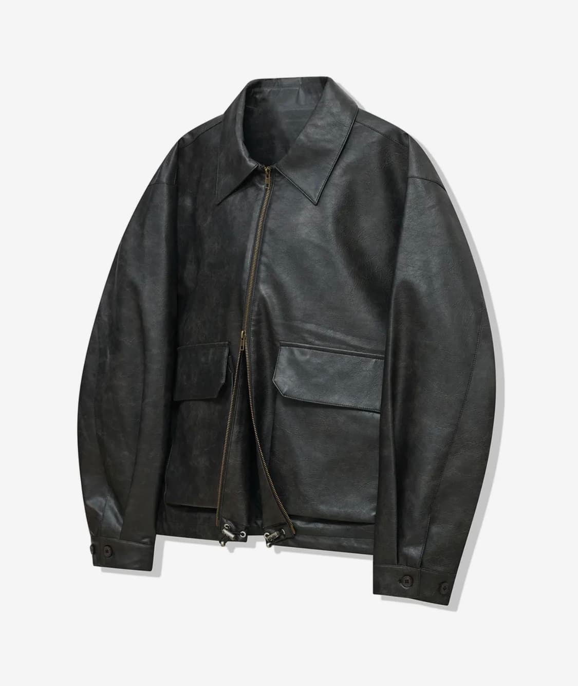 스탠다드에러 레더자켓 상품이미지1