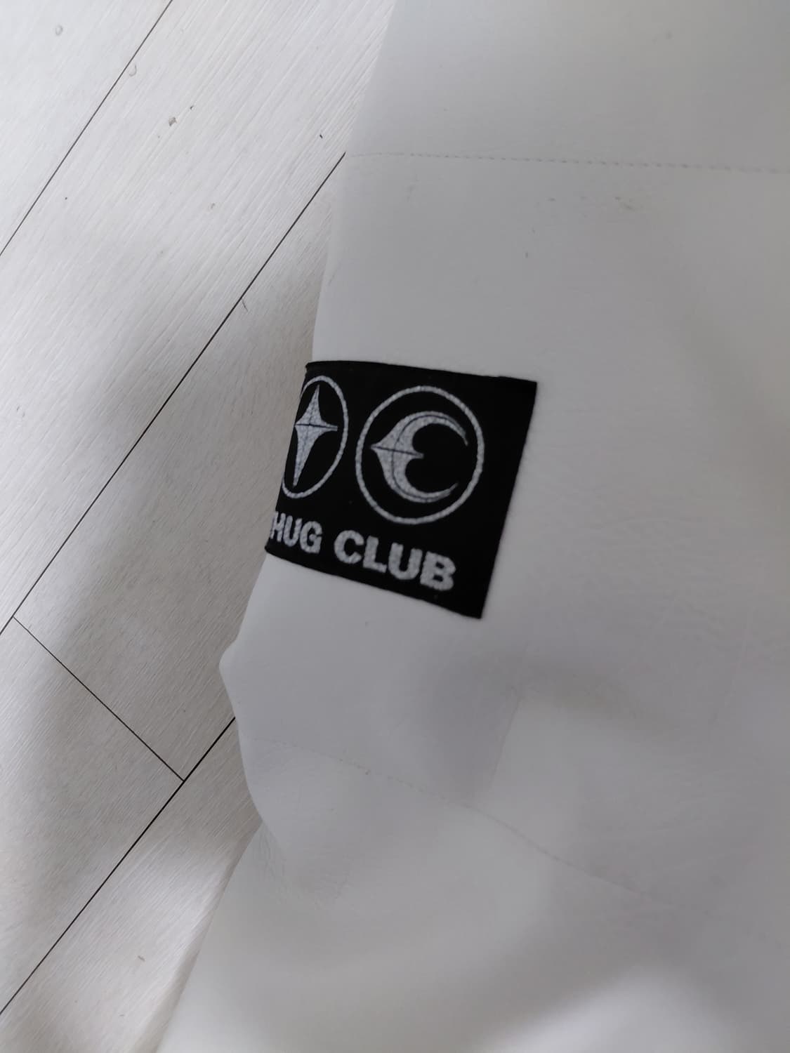 떠그클럽 레더패딩 화이트 가죽패딩 2사이즈 점퍼 상품이미지3