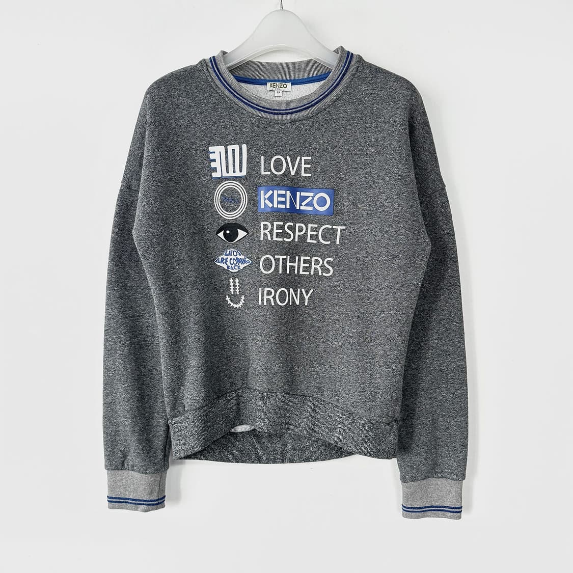 겐조 그래픽 로고 기모 맨투맨 상품이미지1