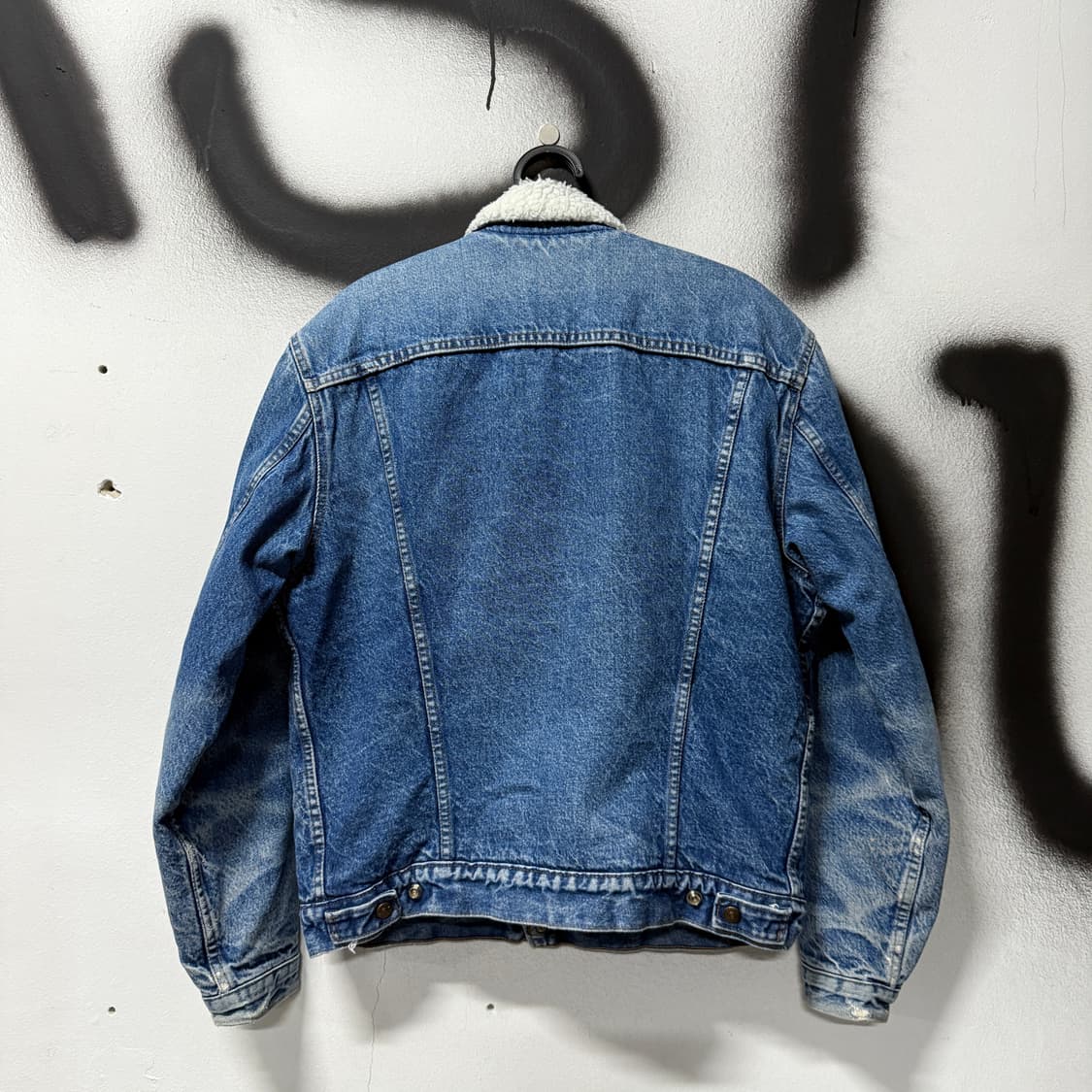 80s 리바이스 USA 71608 쉐르파 데님 트러커 자켓 상품이미지2