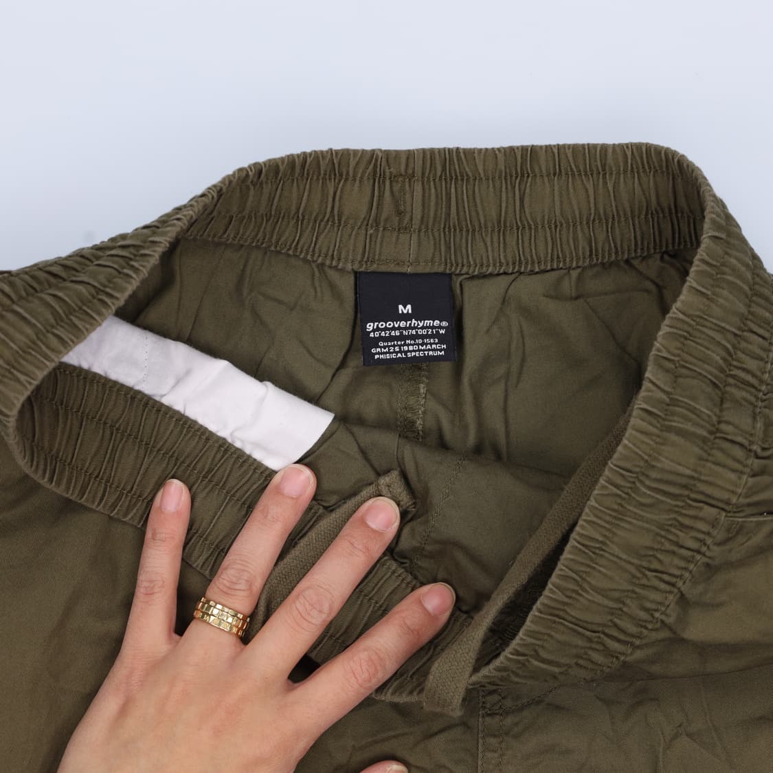 M 그루브라임 코튼 반바지 0406H1 상품이미지3