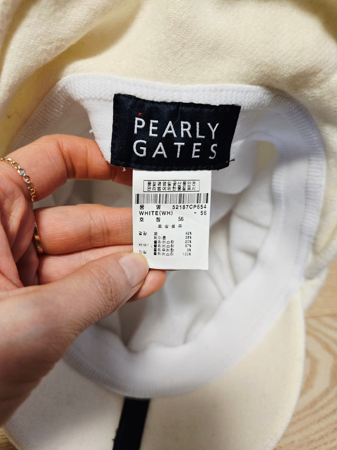 [56] 파리게이츠 여성 골프 밍크 모자 헌팅캡 상품이미지5