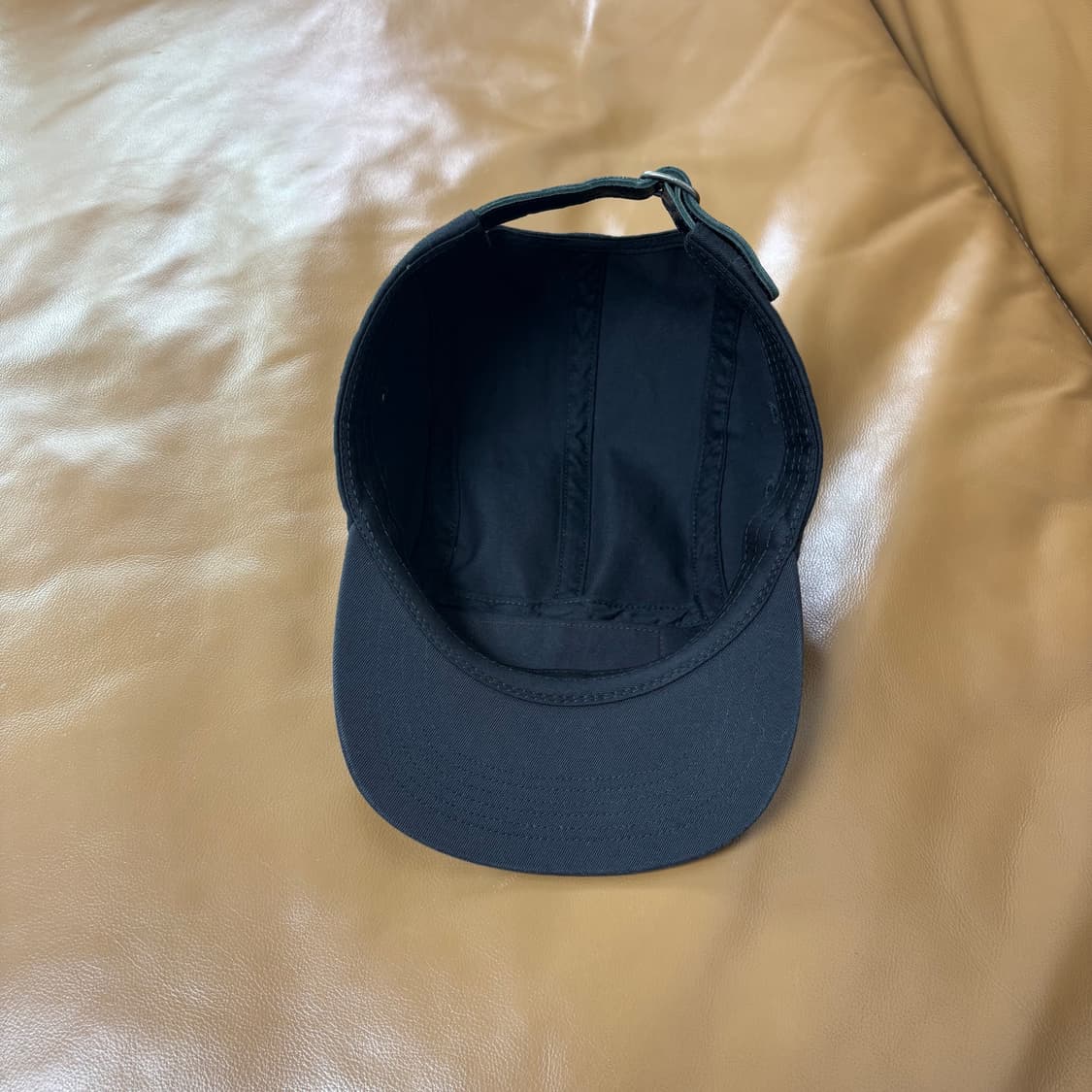 Supreme 슈프림 워시드 블랙 레드 박스로고 캠프캡 모자 Black 상품이미지6