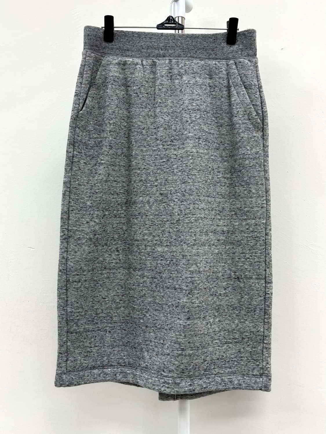 빈티지 그레이 기모 스커트 상품이미지4