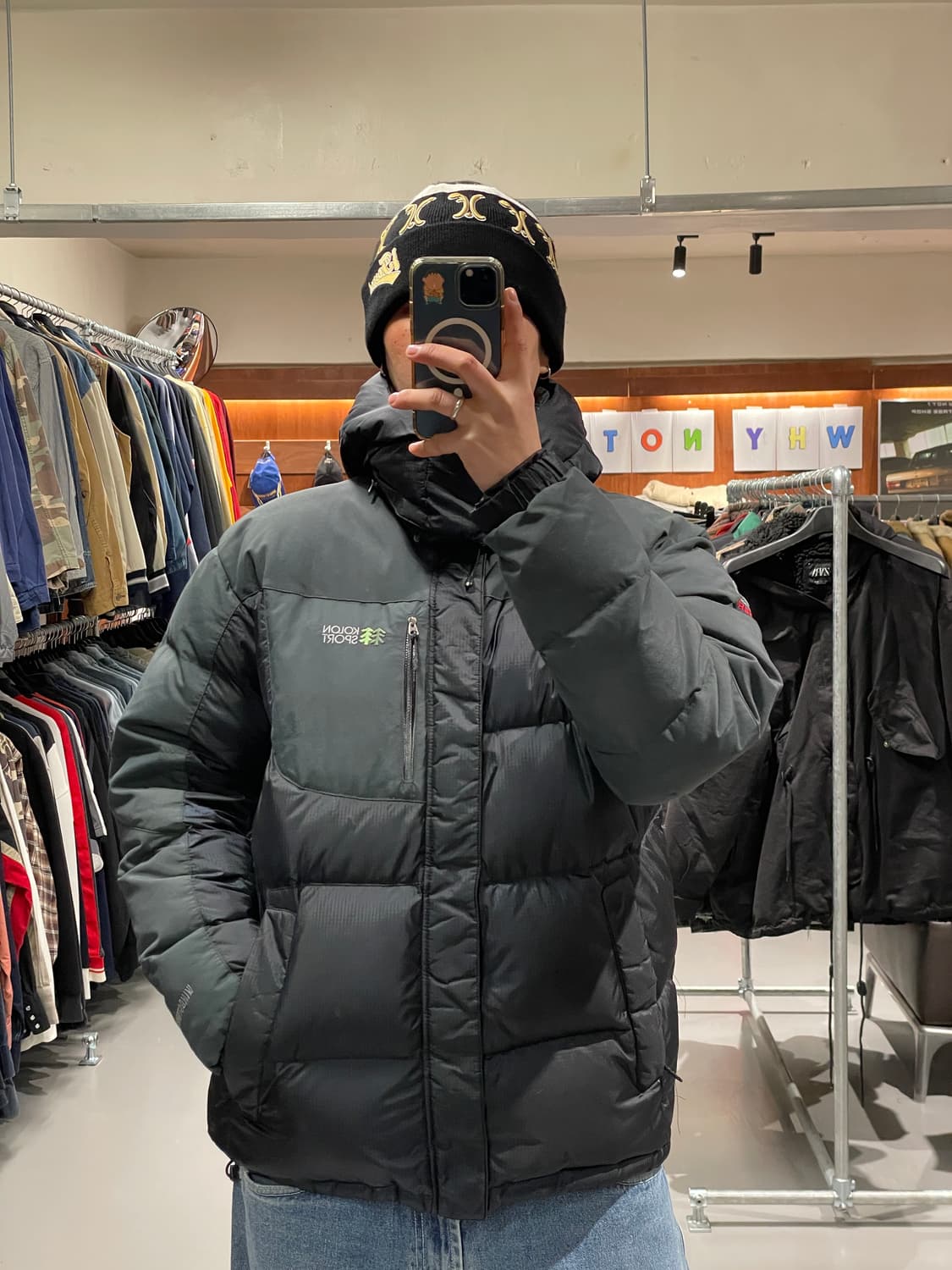 ❤️‍🔥코오롱 준대장급 다운 패딩❤️‍🔥(드라이클리닝 완료) 상품이미지1